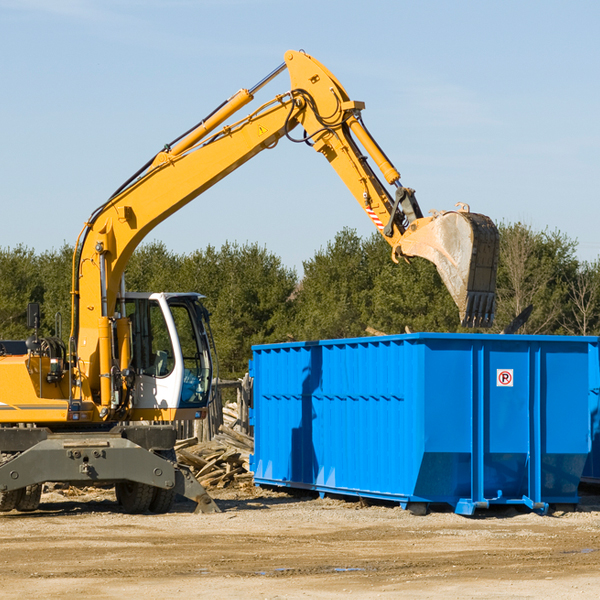 can i pay for a residential dumpster rental online in Underwood